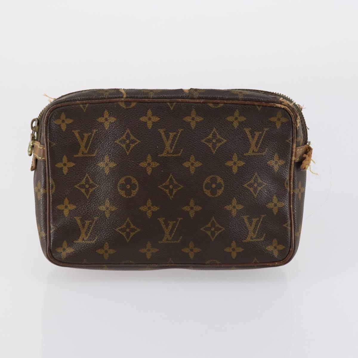 LOUIS VUITTON Monogram Clutch Bag 4 Set LV Auth 152221