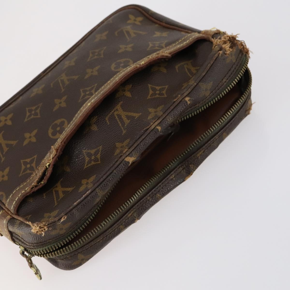 LOUIS VUITTON Monogram Clutch Bag 4 Set LV Auth 152221