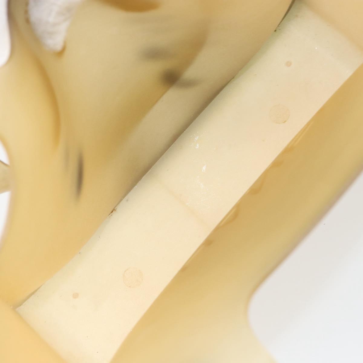 CHANEL Tote Bag Rubber Beige CC Auth 152235