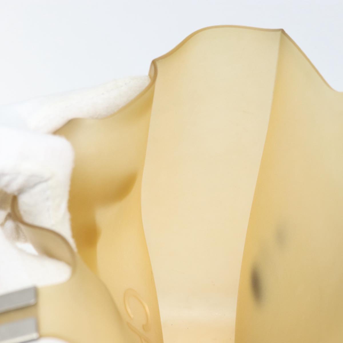 CHANEL Tote Bag Rubber Beige CC Auth 152235