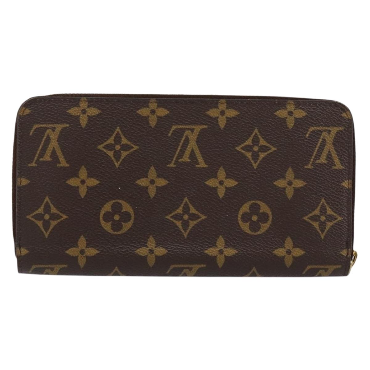 LOUIS VUITTON Monogram Zippy Wallet Giraffe Long Wallet M62085 LV Auth 152241