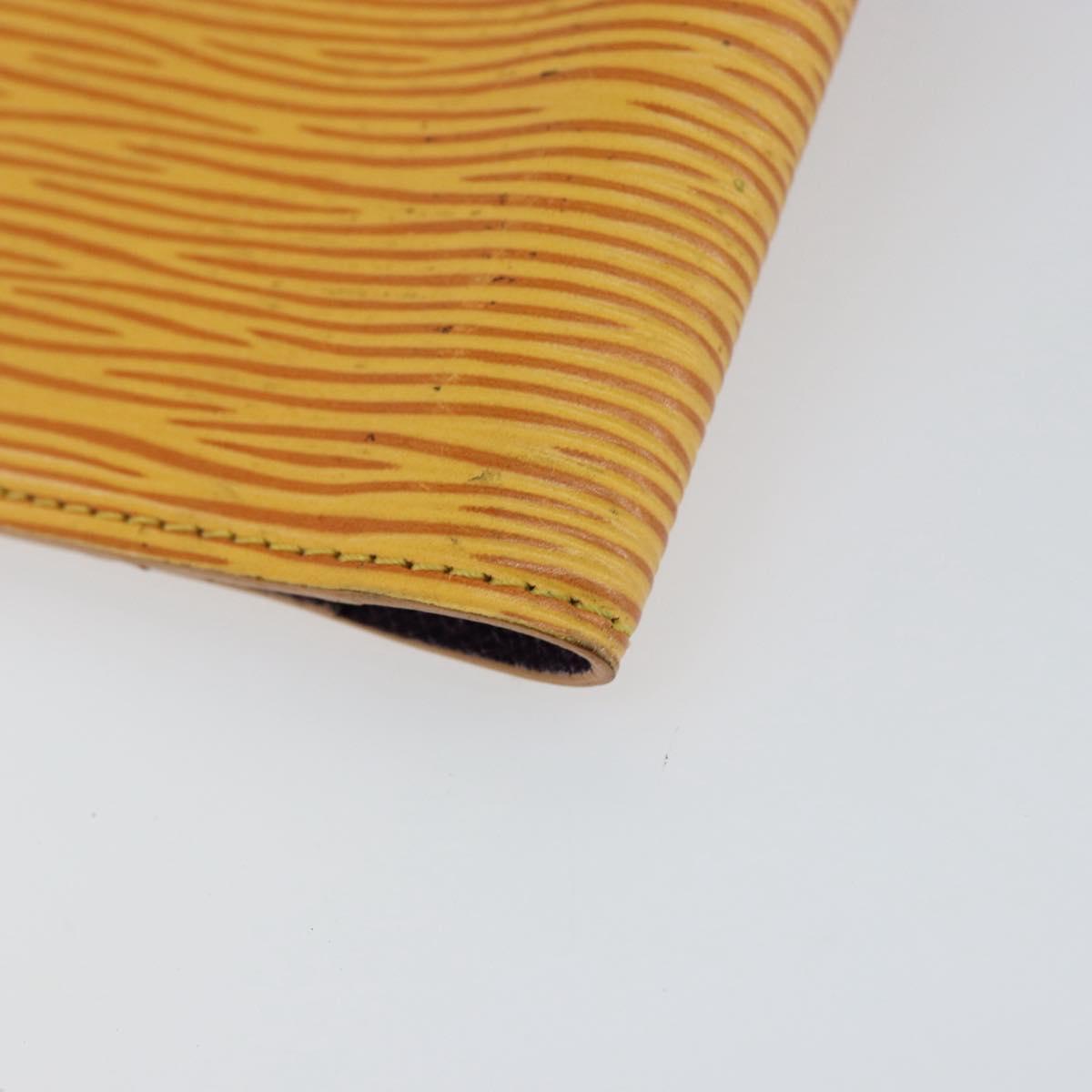LOUIS VUITTON Epi Agenda Mini Day Planner Cover Yellow R20059 Auth 152242
