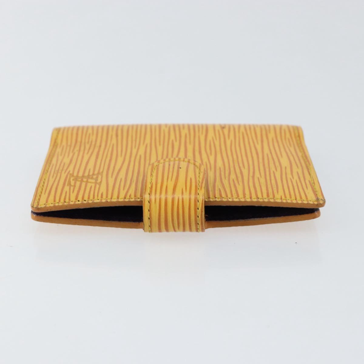 LOUIS VUITTON Epi Agenda Mini Day Planner Cover Yellow R20059 Auth 152242