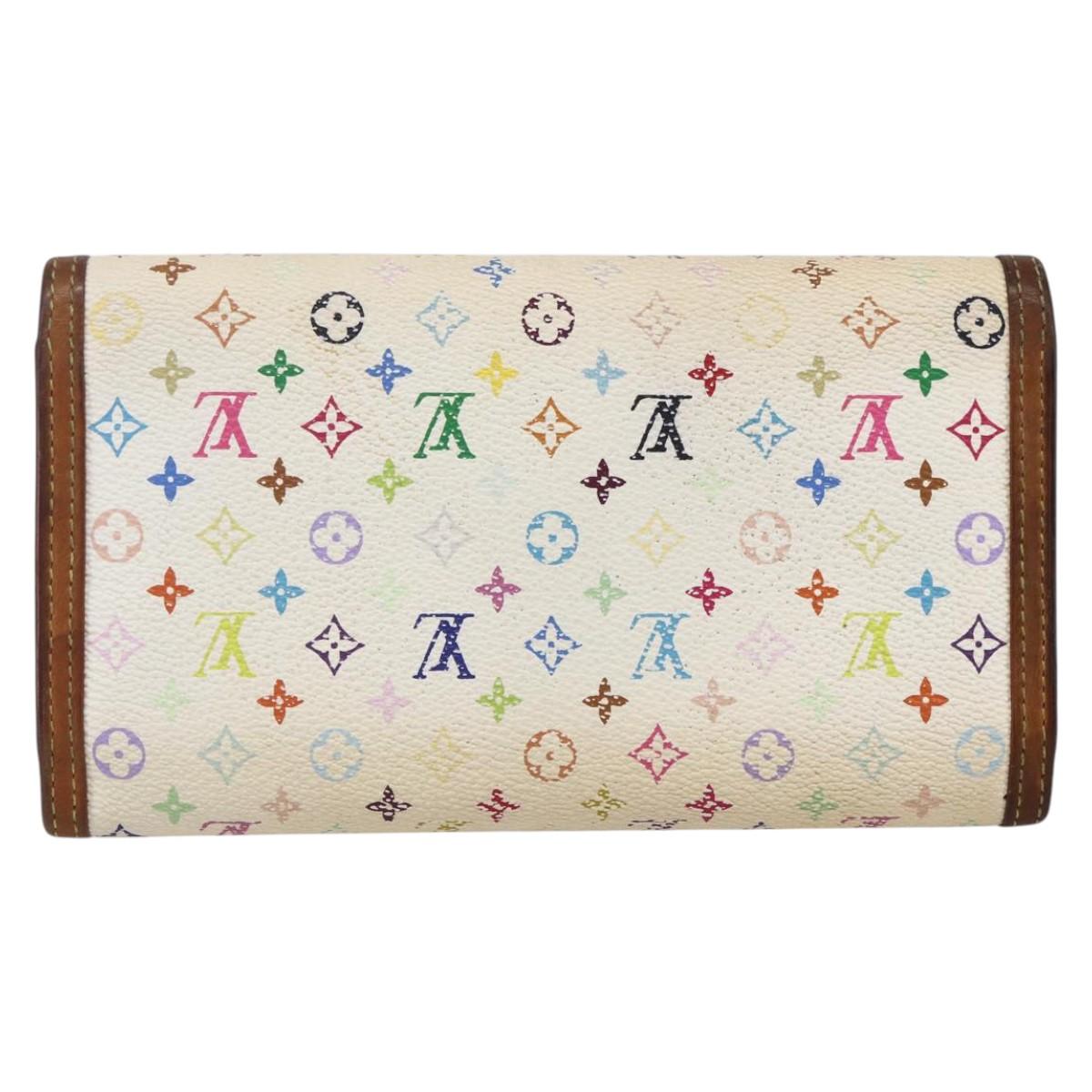 LOUIS VUITTON Multicolor Porte Tresor International Wallet M92659 Auth 152244