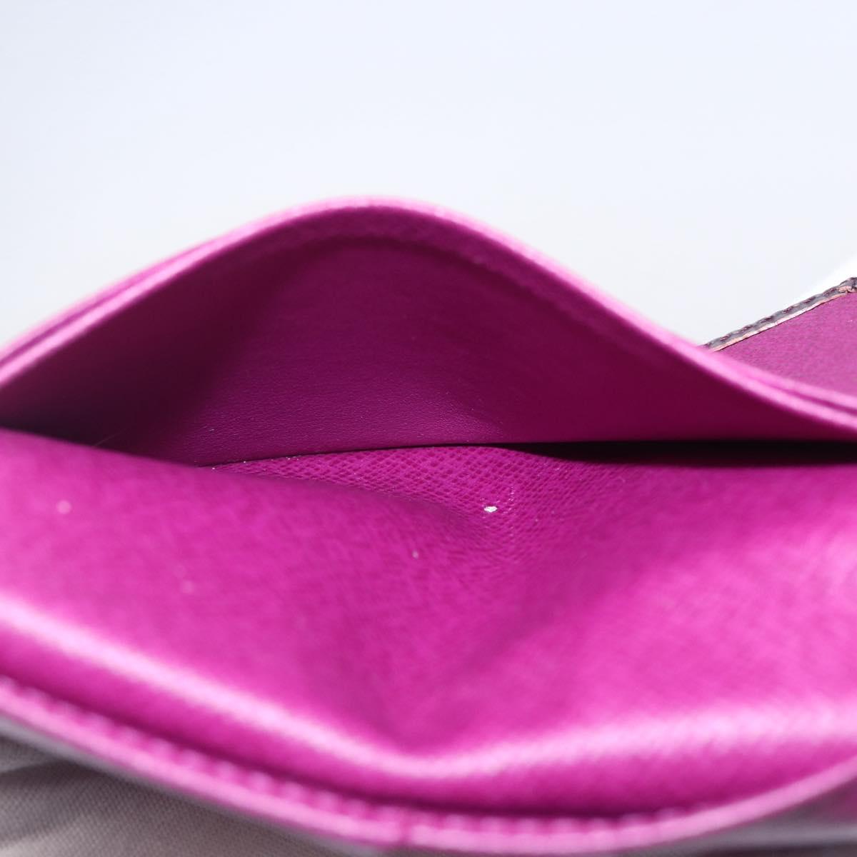 LOUIS VUITTON Epi Organizer De Poch Card Case Purple M6358K LV Auth 152248