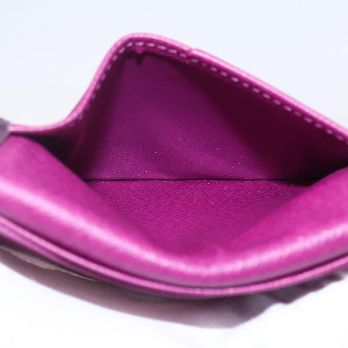 LOUIS VUITTON Epi Organizer De Poch Card Case Purple M6358K LV Auth 152248