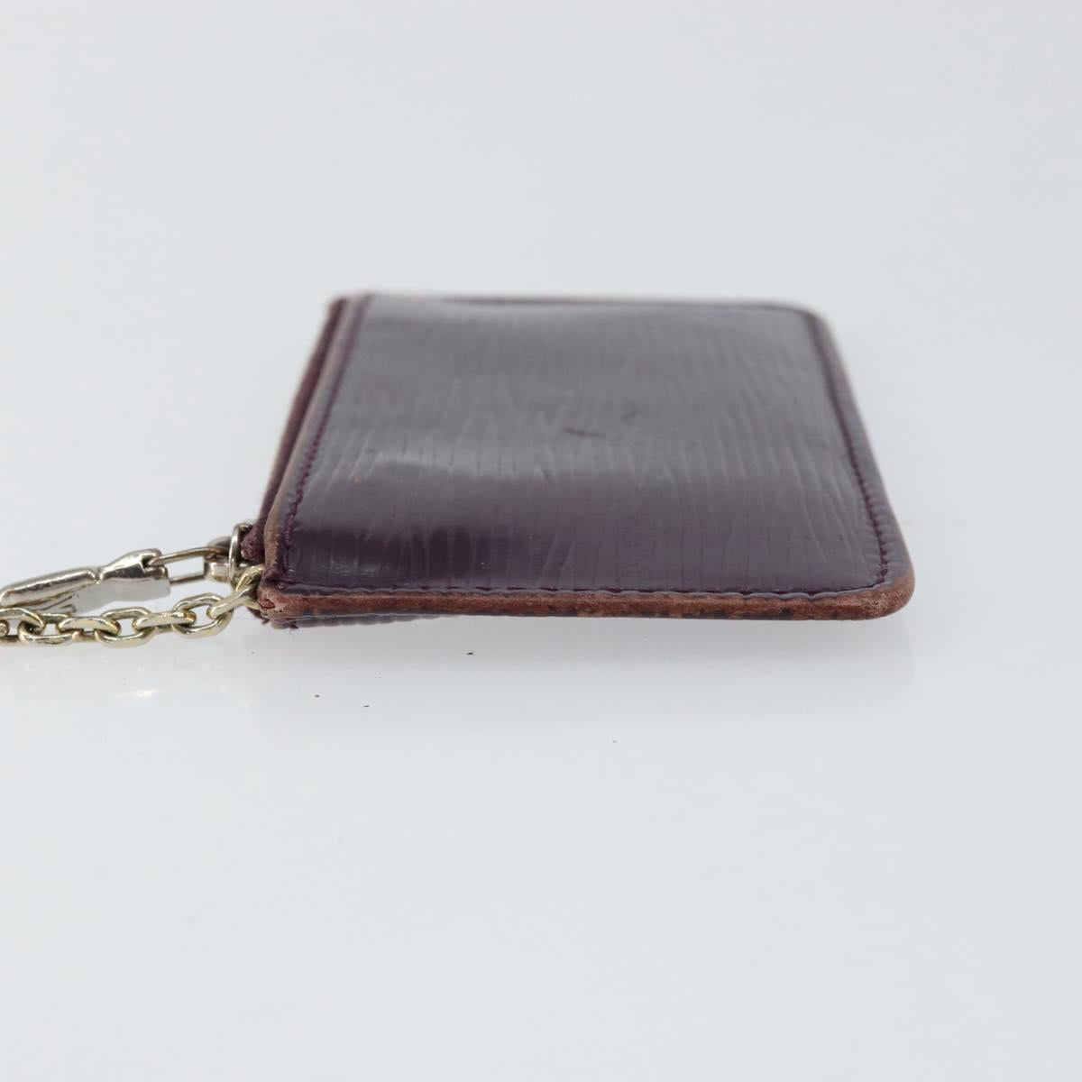 LOUIS VUITTON Epi Pochette Cles NM Coin Purse Purple M6660K LV Auth 152249