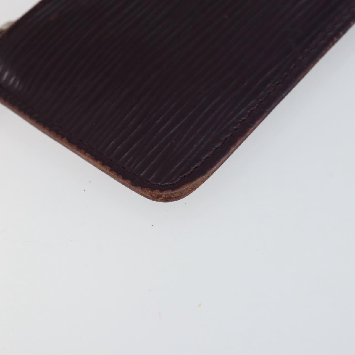 LOUIS VUITTON Epi Pochette Cles NM Coin Purse Purple M6660K LV Auth 152249