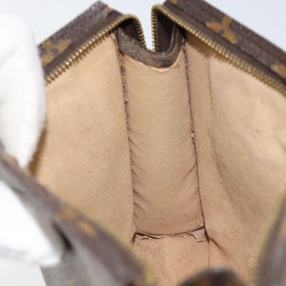 LOUIS VUITTON Monogram Poche Toilette 19 Pouch M47544 LV Auth 152251