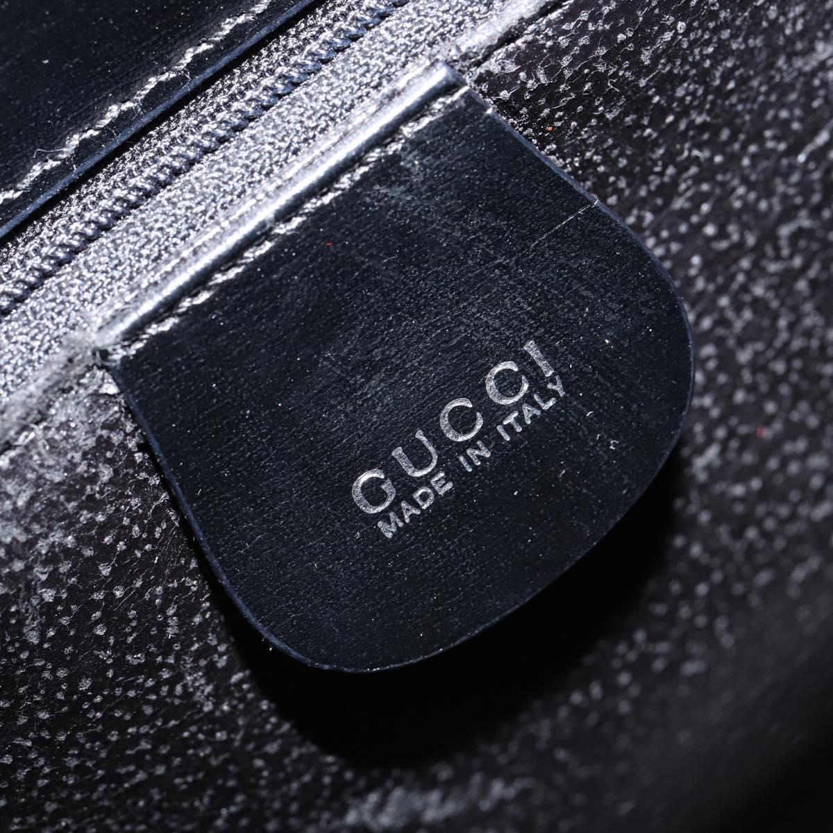 GUCCI Tote Bag Vinyl Black 001 2058 1773 5 Auth 152253