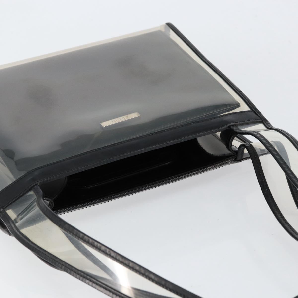 GUCCI Tote Bag Vinyl Black 001 2058 1773 5 Auth 152253