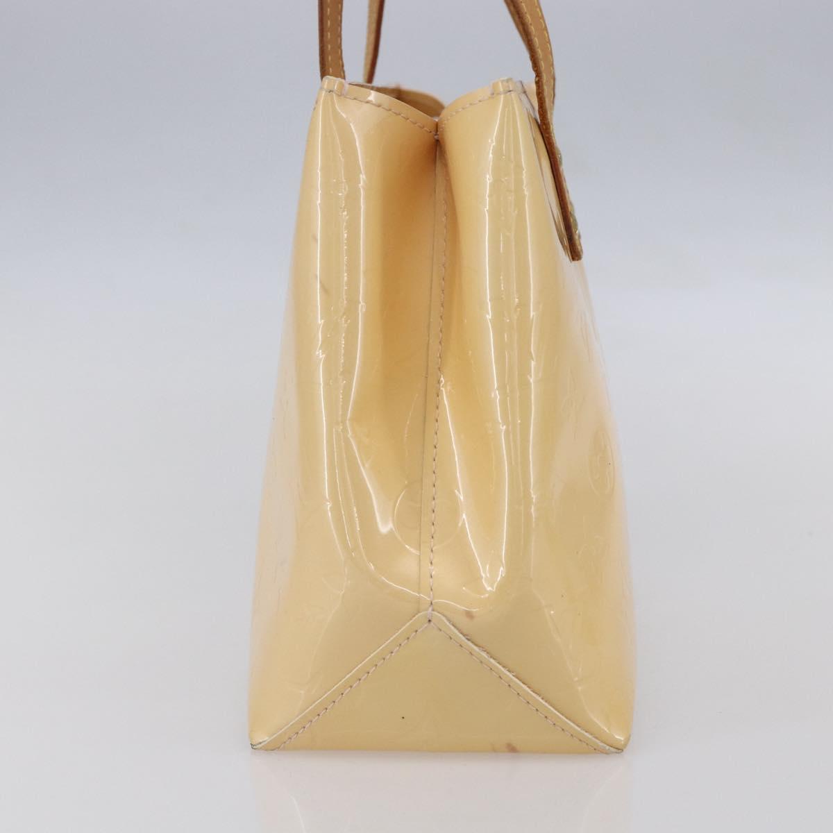 LOUIS VUITTON Monogram Vernis Reade PM Bag Marshmallow Pink M91306 Auth 152261