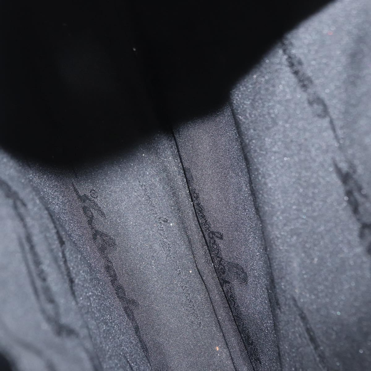 Salvatore Ferragamo Gancini Shoulder Bag Leather Black Gold Auth 152264