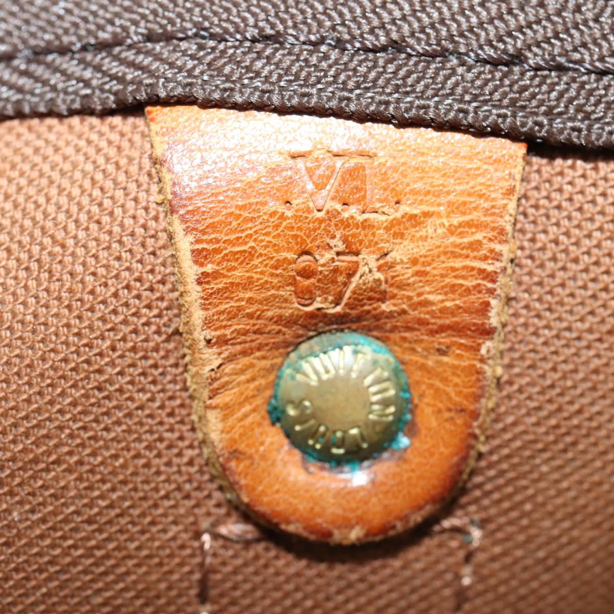 LOUIS VUITTON Monogram Keepall 55 Boston Bag M41424 LV Auth 152269