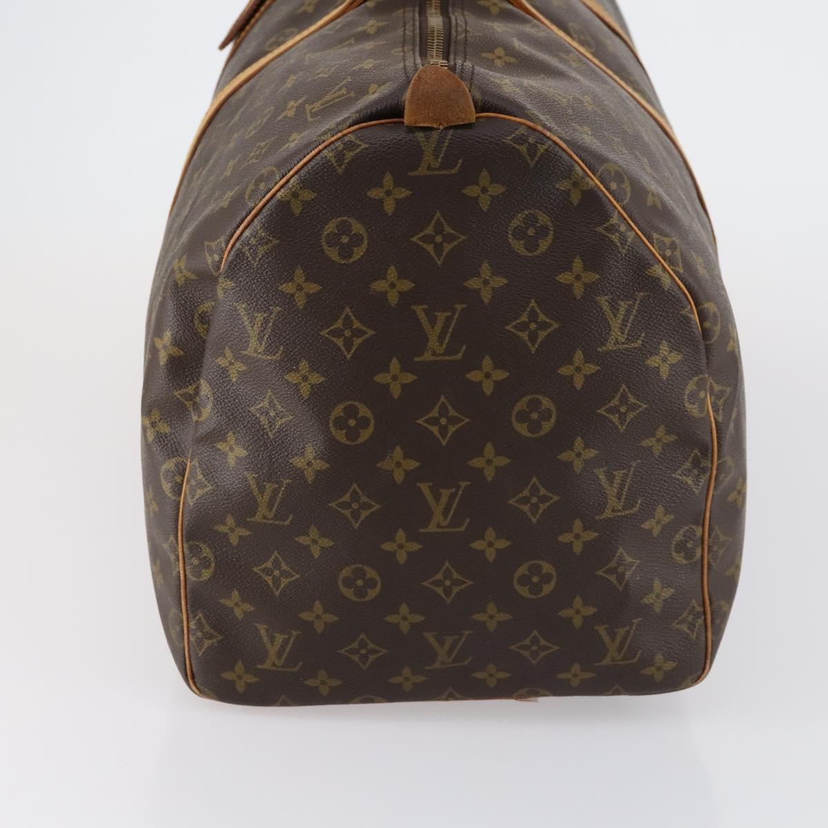 LOUIS VUITTON Monogram Keepall 55 Boston Bag M41424 LV Auth 152269