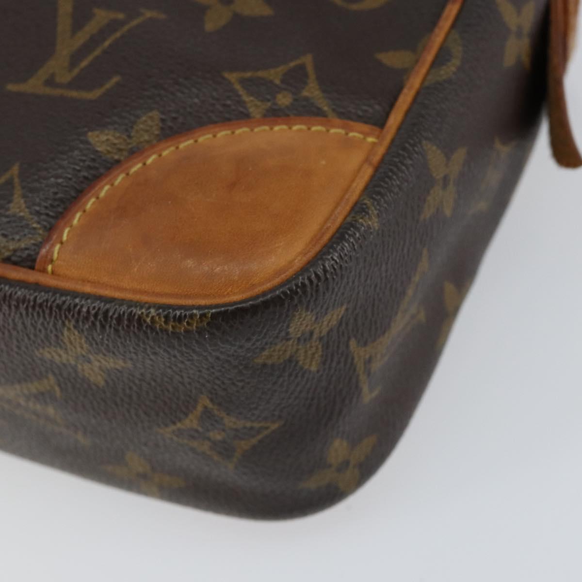 LOUIS VUITTON Monogram Compiegne 28 Clutch Bag M51845 LV Auth 152270