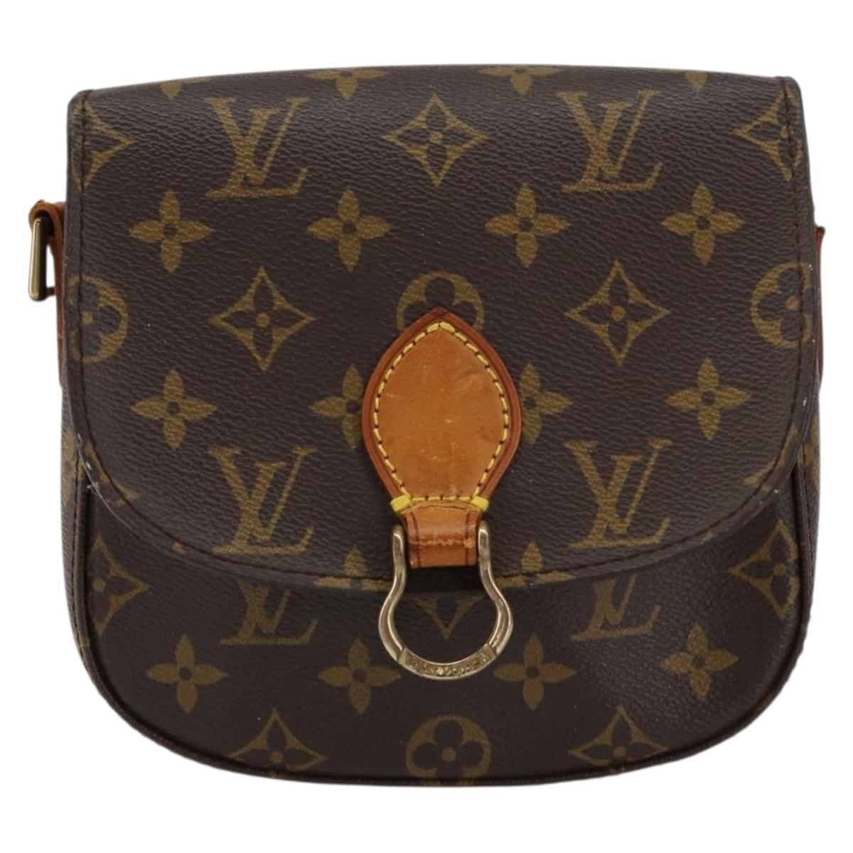 LOUIS VUITTON Monogram Saint Cloud PM Shoulder Bag M51244 LV Auth 152272