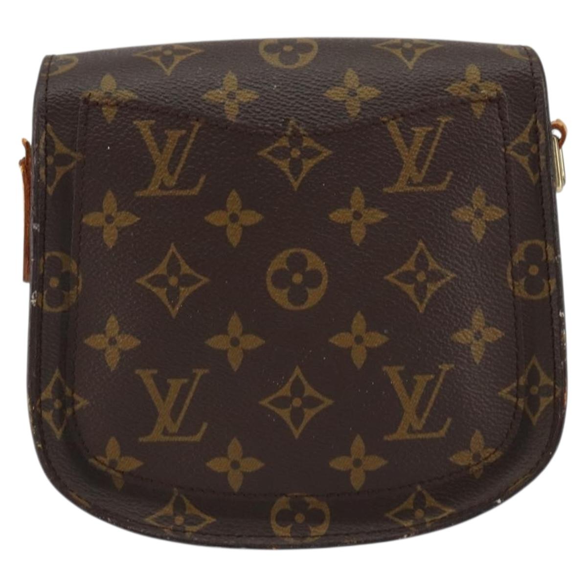 LOUIS VUITTON Monogram Saint Cloud PM Shoulder Bag M51244 LV Auth 152272