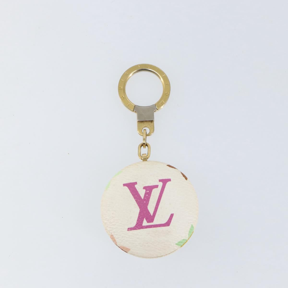 LOUIS VUITTON Monogram Multicolor Astropill Charm White M51911 LV Auth 152282