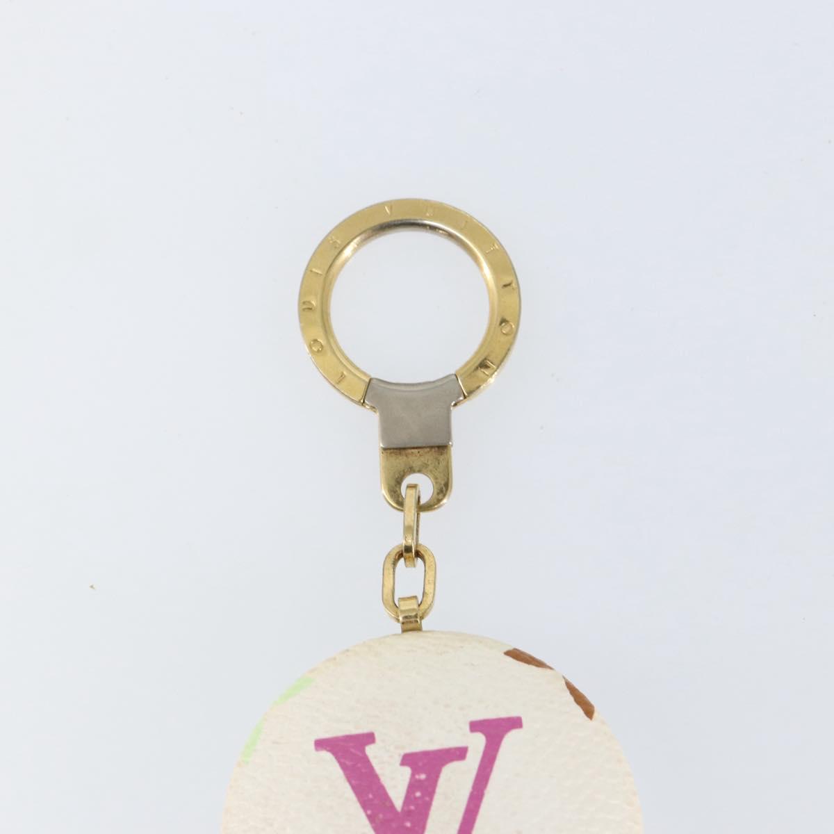 LOUIS VUITTON Monogram Multicolor Astropill Charm White M51911 LV Auth 152282