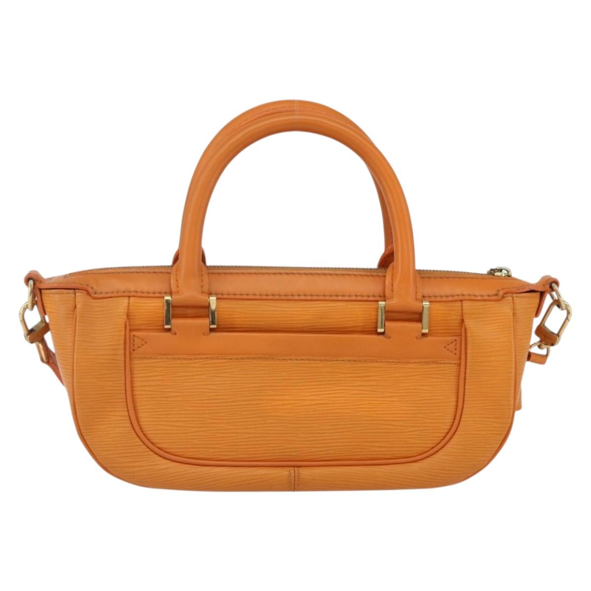 LOUIS VUITTON Epi Danura PM Bag 2Way Orange Mandarin M5891H LV Auth 152286V