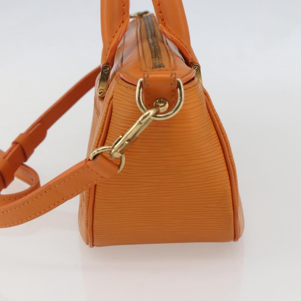 LOUIS VUITTON Epi Danura PM Bag 2Way Orange Mandarin M5891H LV Auth 152286V