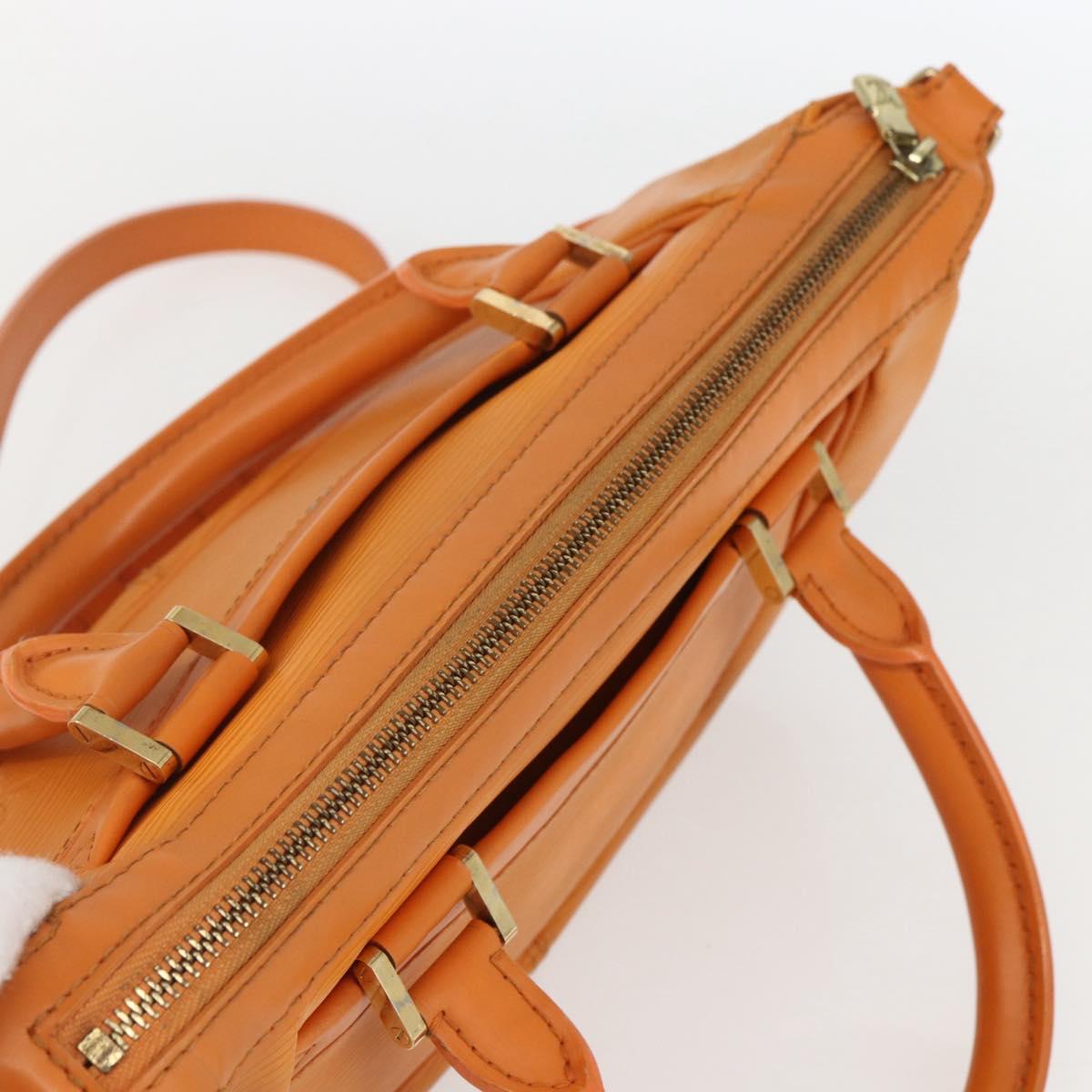 LOUIS VUITTON Epi Danura PM Bag 2Way Orange Mandarin M5891H LV Auth 152286V