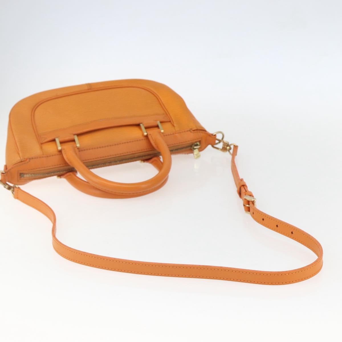 LOUIS VUITTON Epi Danura PM Bag 2Way Orange Mandarin M5891H LV Auth 152286V