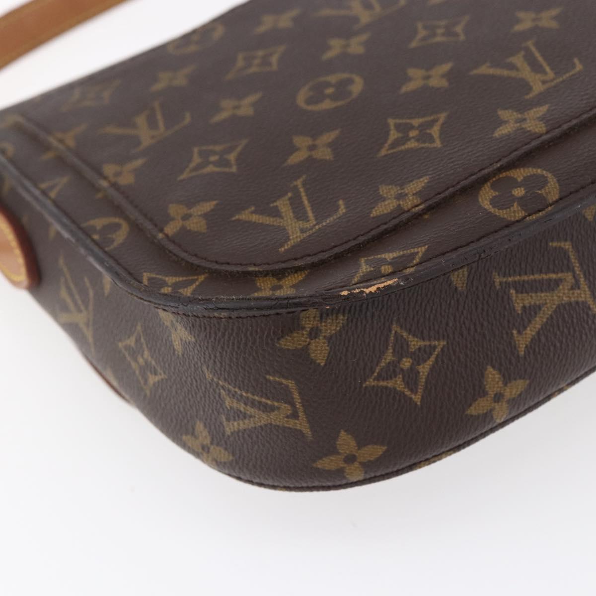 LOUIS VUITTON Monogram Saint Cloud GM Shoulder Bag M51242 LV Auth 152301