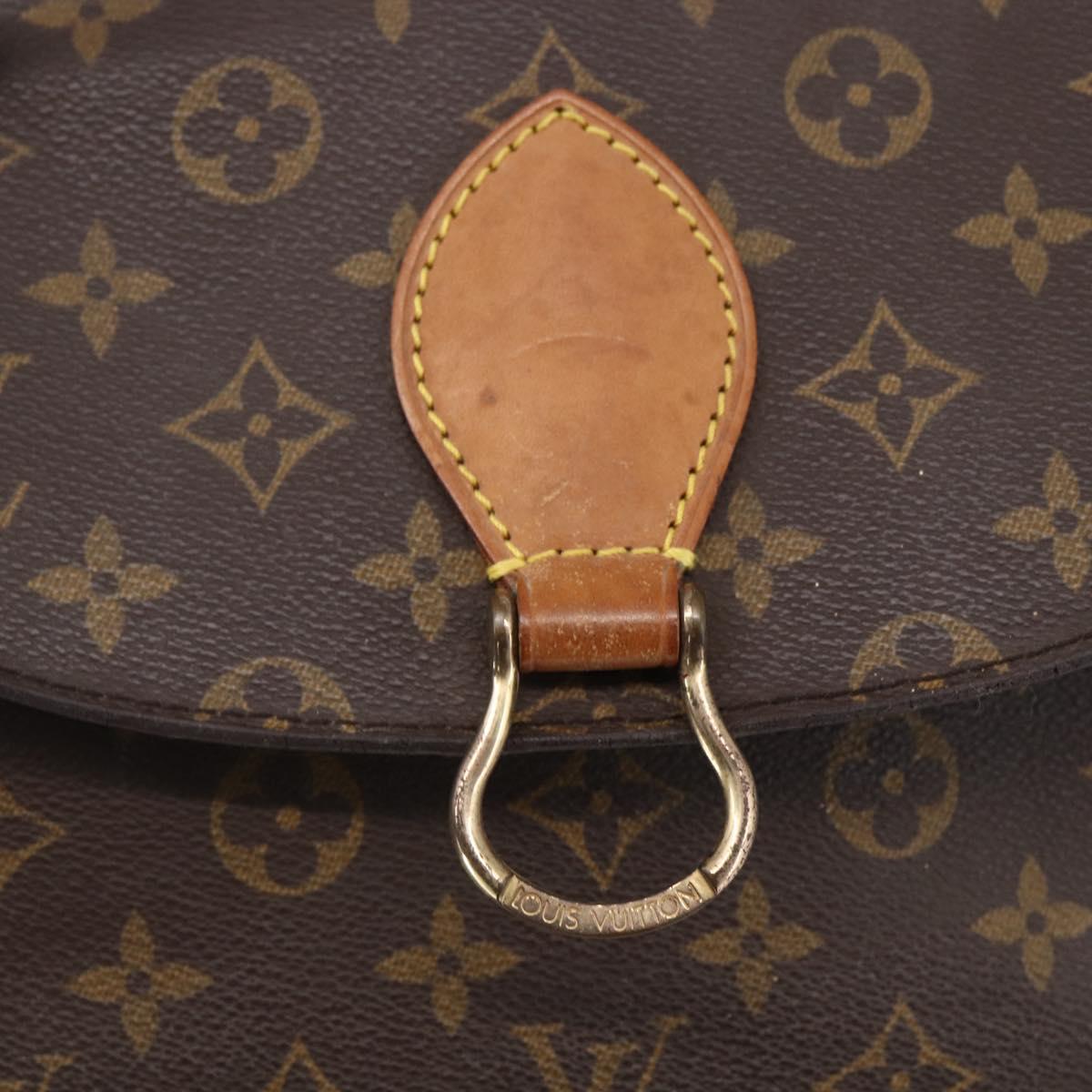 LOUIS VUITTON Monogram Saint Cloud GM Shoulder Bag M51242 LV Auth 152301