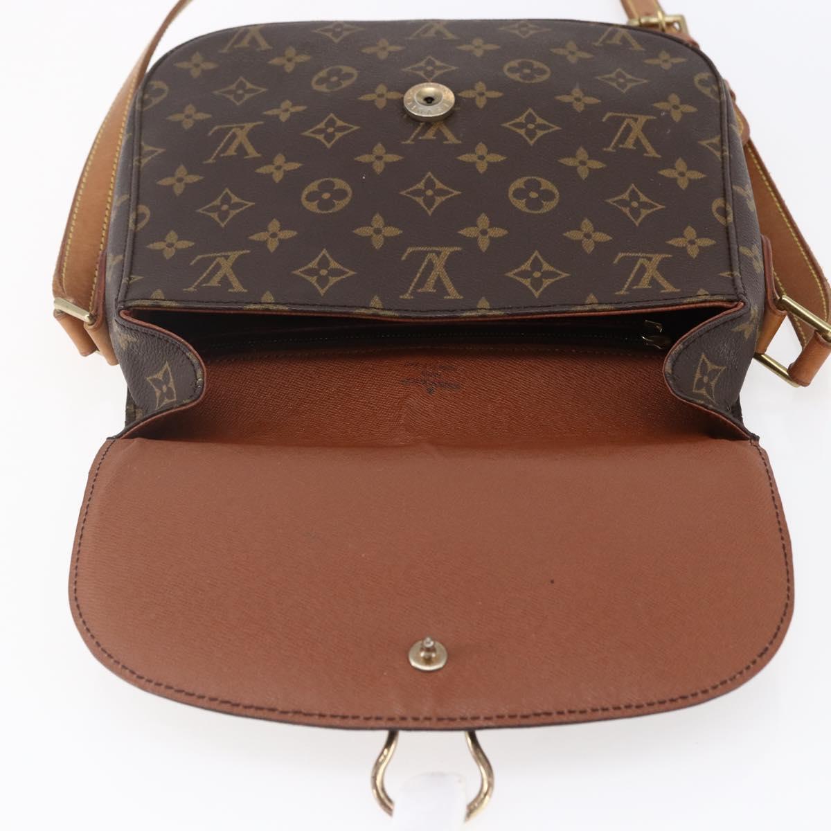 LOUIS VUITTON Monogram Saint Cloud GM Shoulder Bag M51242 LV Auth 152301