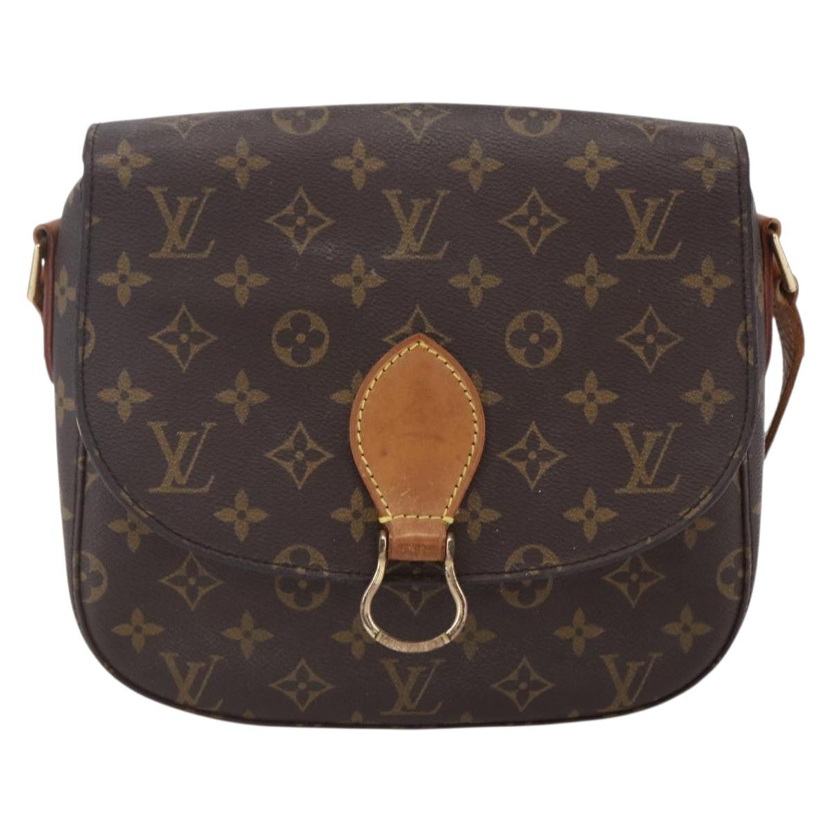 LOUIS VUITTON Monogram Saint Cloud GM Shoulder Bag M51242 LV Auth 152301