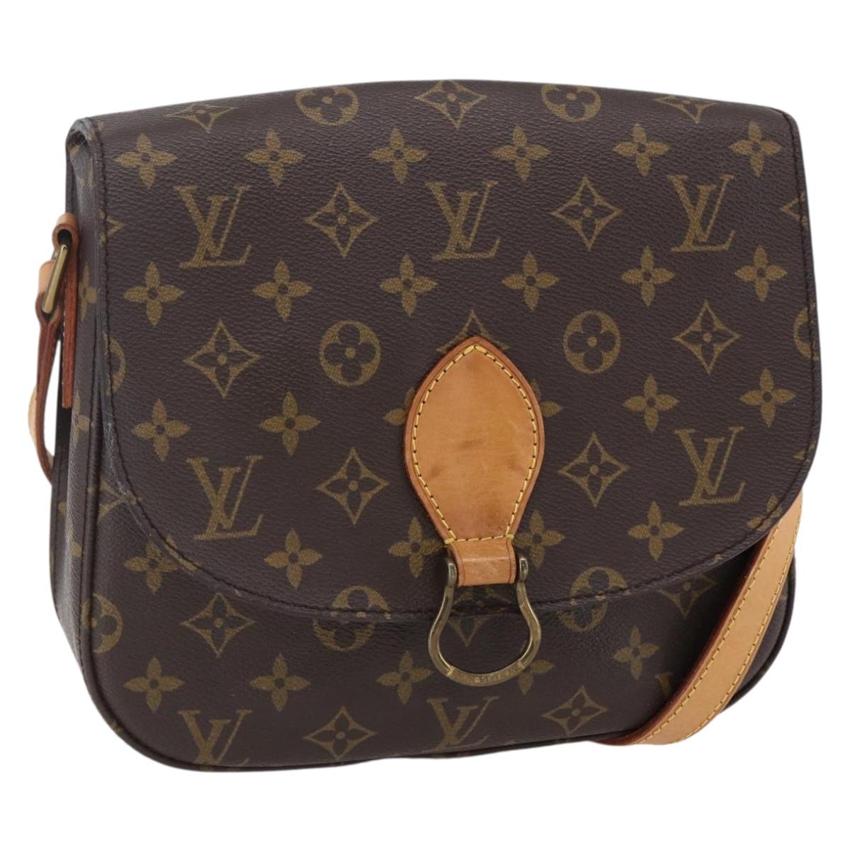 LOUIS VUITTON Monogram Saint Cloud GM Shoulder Bag M51242 LV Auth 152303