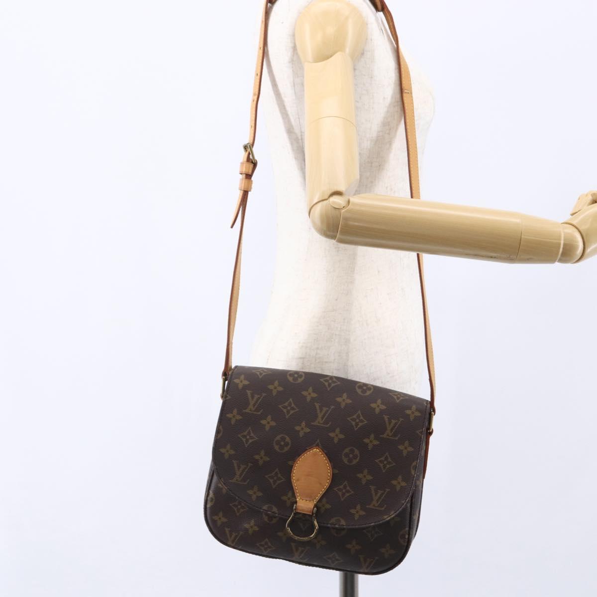 LOUIS VUITTON Monogram Saint Cloud GM Shoulder Bag M51242 LV Auth 152303