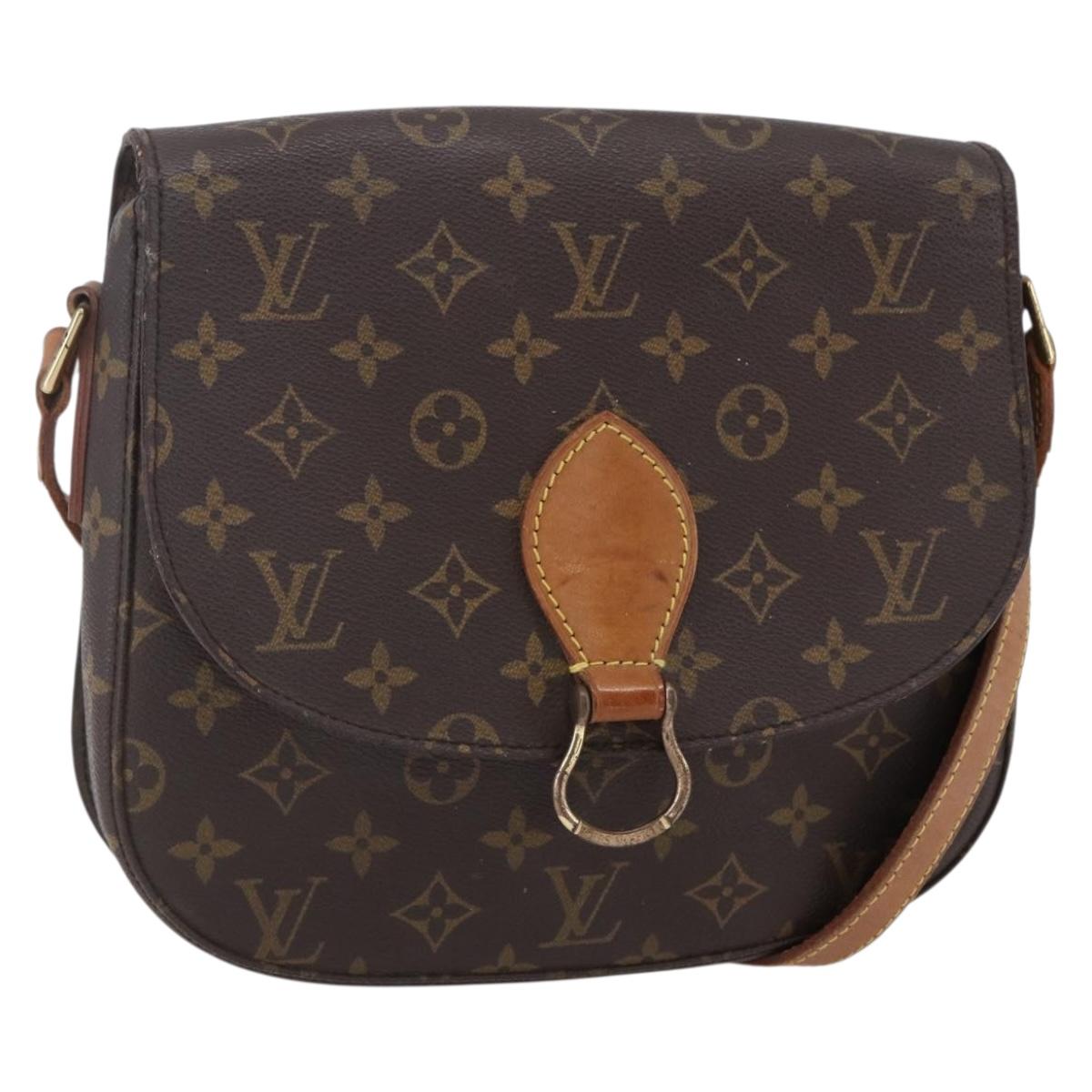 LOUIS VUITTON Monogram Saint Cloud GM Shoulder Bag M51242 LV Auth 152304