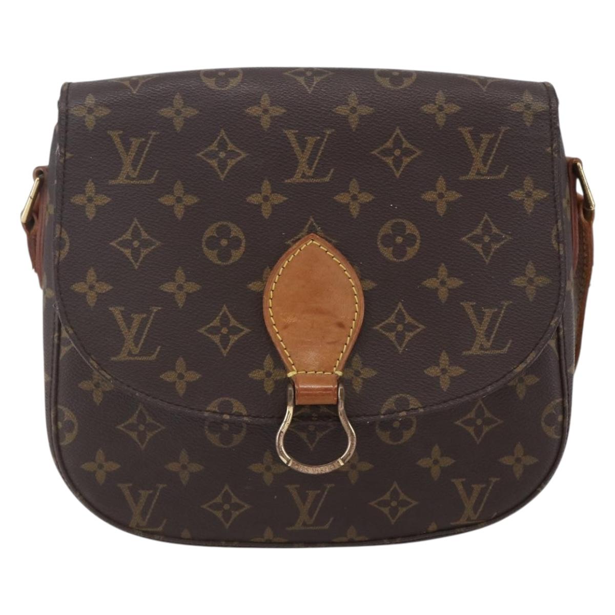 LOUIS VUITTON Monogram Saint Cloud GM Shoulder Bag M51242 LV Auth 152304