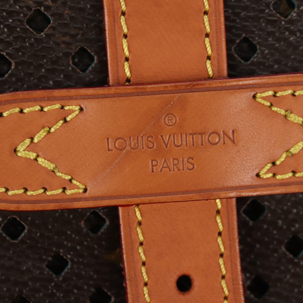 LOUIS VUITTON Monogram Perfo Saumur 30 Shoulder Bag M93998 LV Auth 152313V