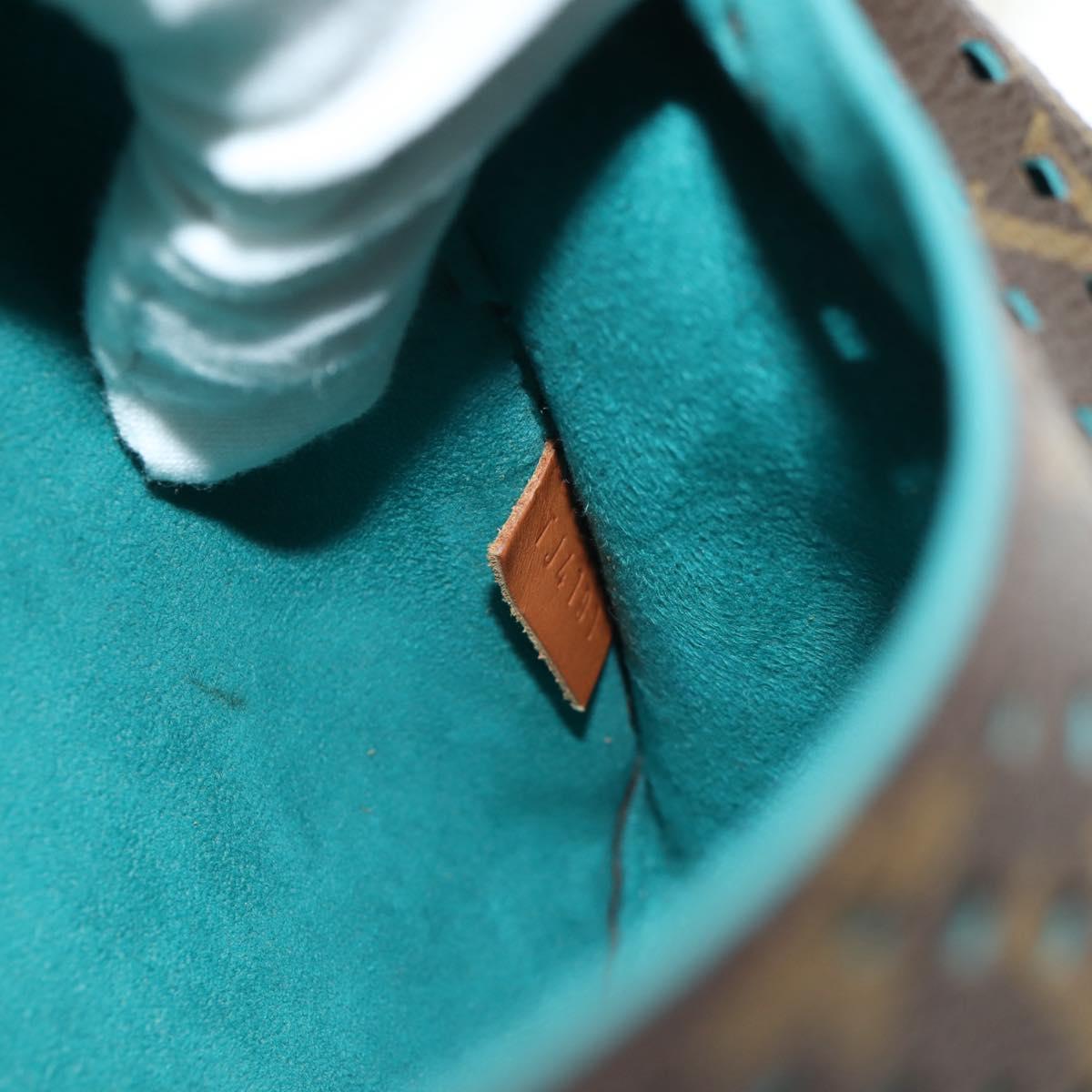 LOUIS VUITTON Monogram Perfo Saumur 30 Shoulder Bag M93998 LV Auth 152313V