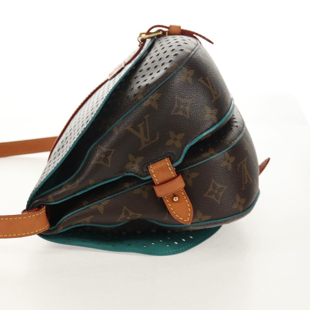 LOUIS VUITTON Monogram Perfo Saumur 30 Shoulder Bag M93998 LV Auth 152313V