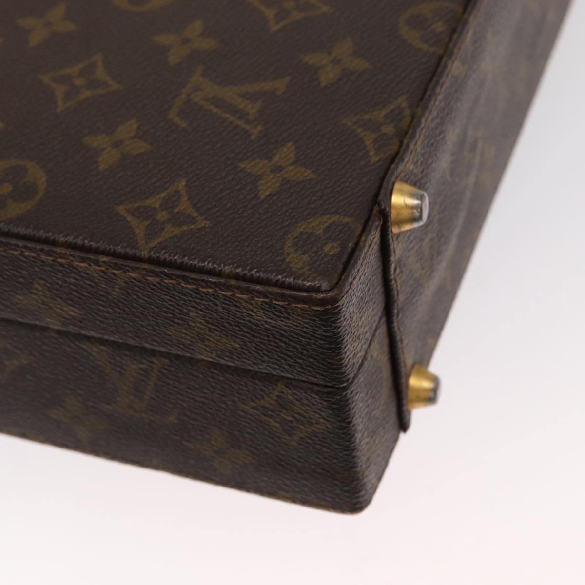 LOUIS VUITTON Monogram Attache Case Hand Bag LV Auth 152314
