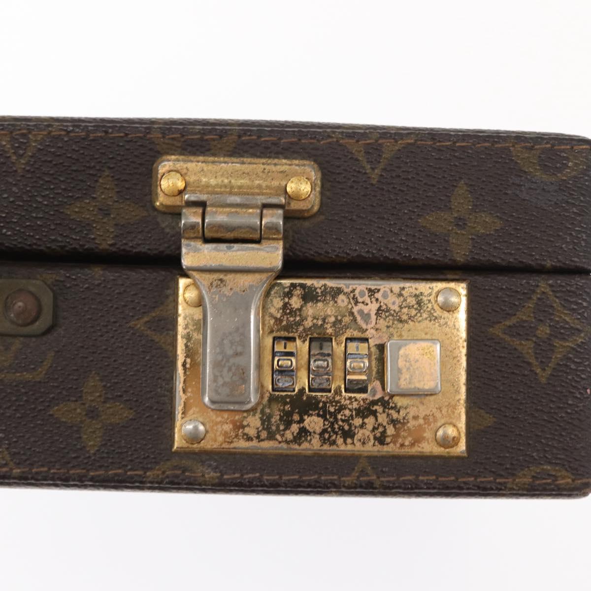 LOUIS VUITTON Monogram Attache Case Hand Bag LV Auth 152314