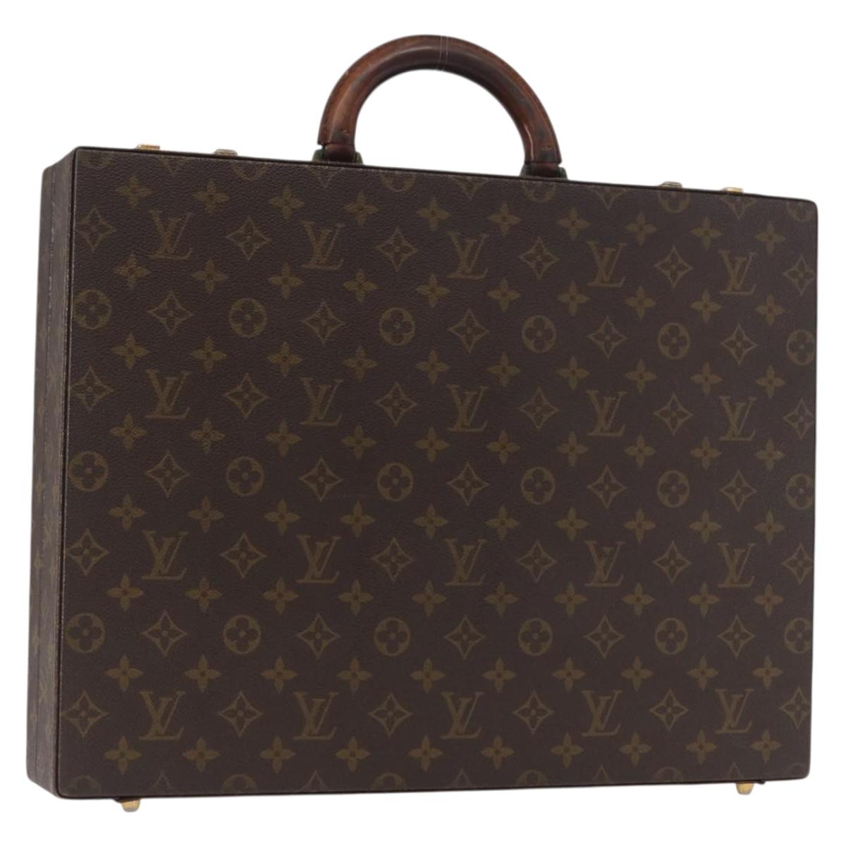 LOUIS VUITTON Monogram Attache Case Hand Bag LV Auth 152314