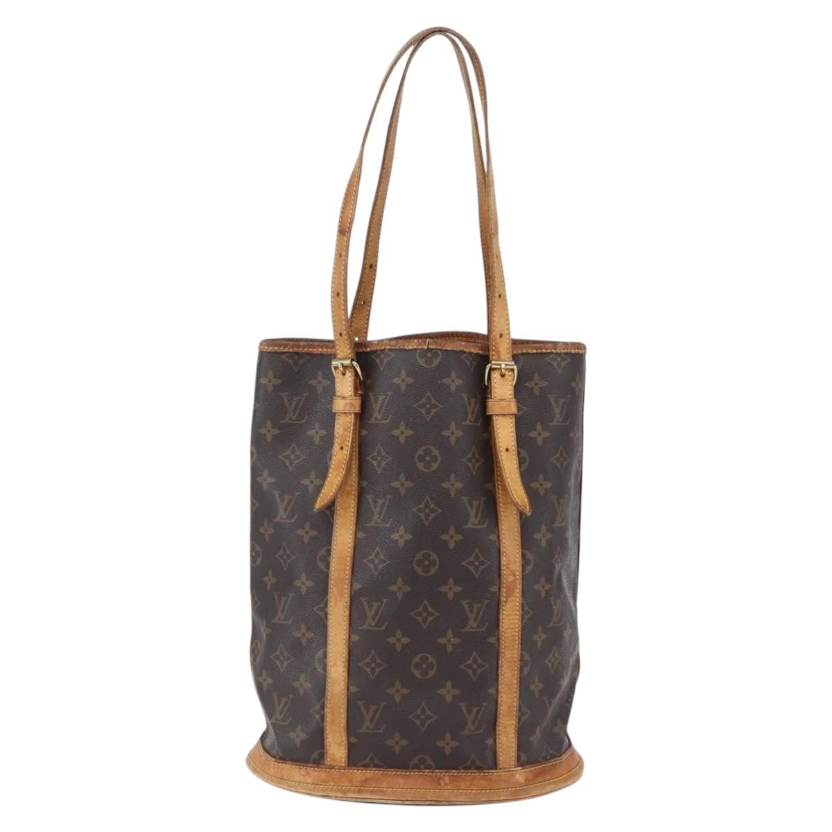 LOUIS VUITTON Monogram Bucket GM Shoulder Bag M42236 LV Auth 152316