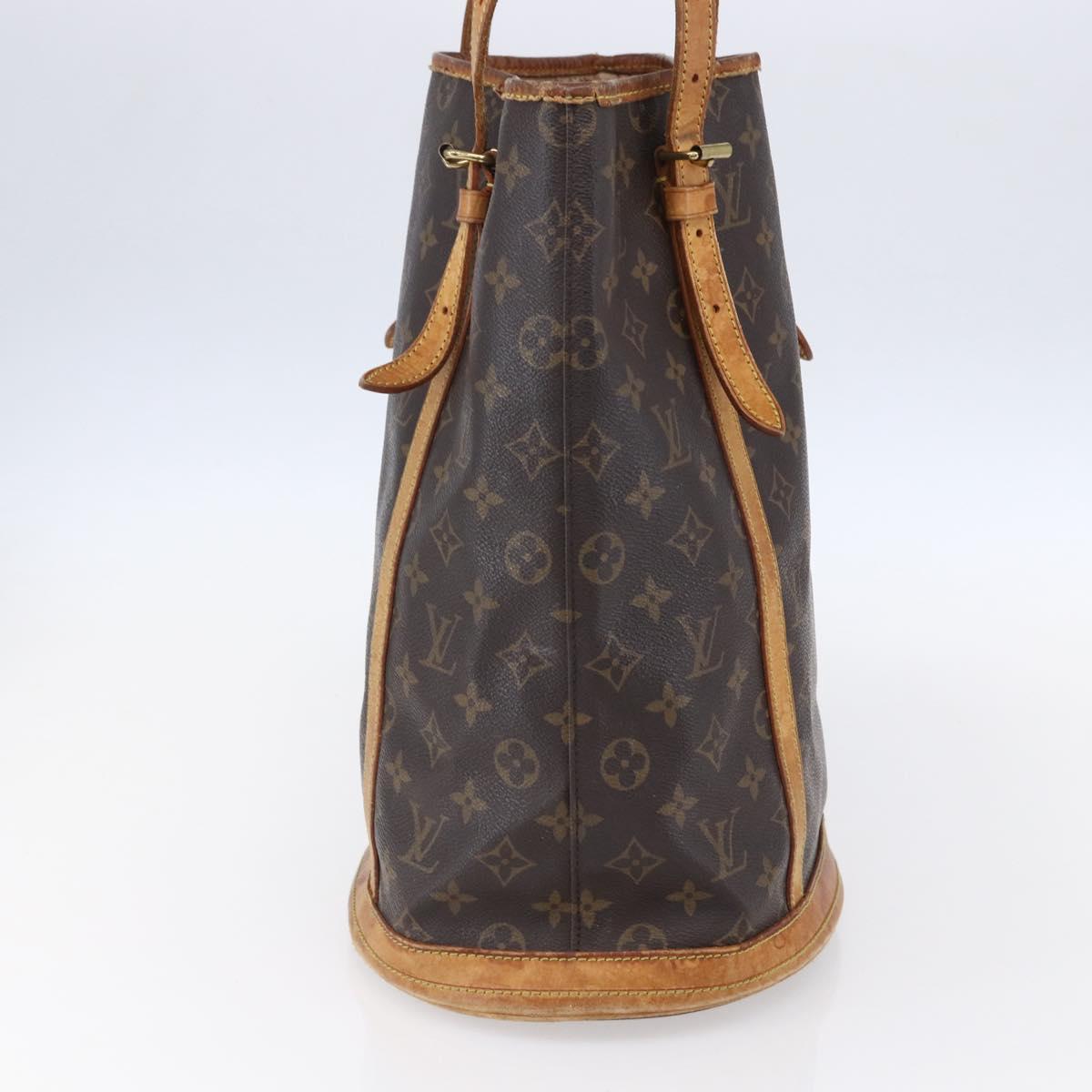 LOUIS VUITTON Monogram Bucket GM Shoulder Bag M42236 LV Auth 152316