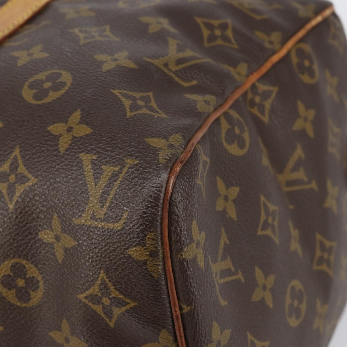 LOUIS VUITTON Monogram Sac Souple 35 Boston Bag M41626 LV Auth 152320