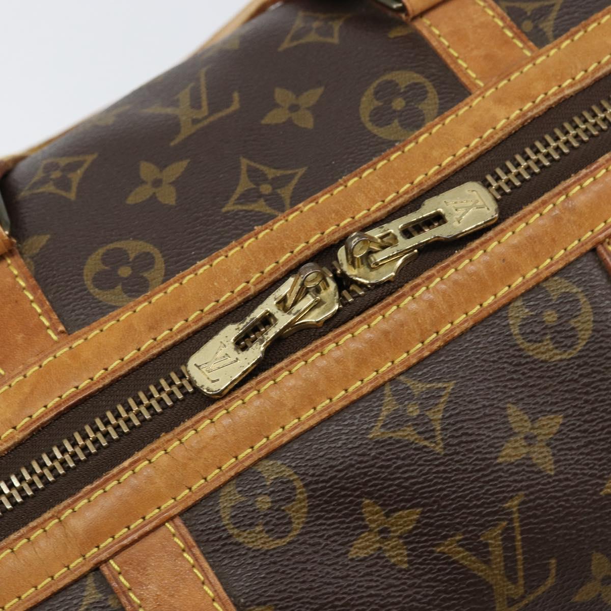 LOUIS VUITTON Monogram Sac Souple 35 Boston Bag M41626 LV Auth 152320