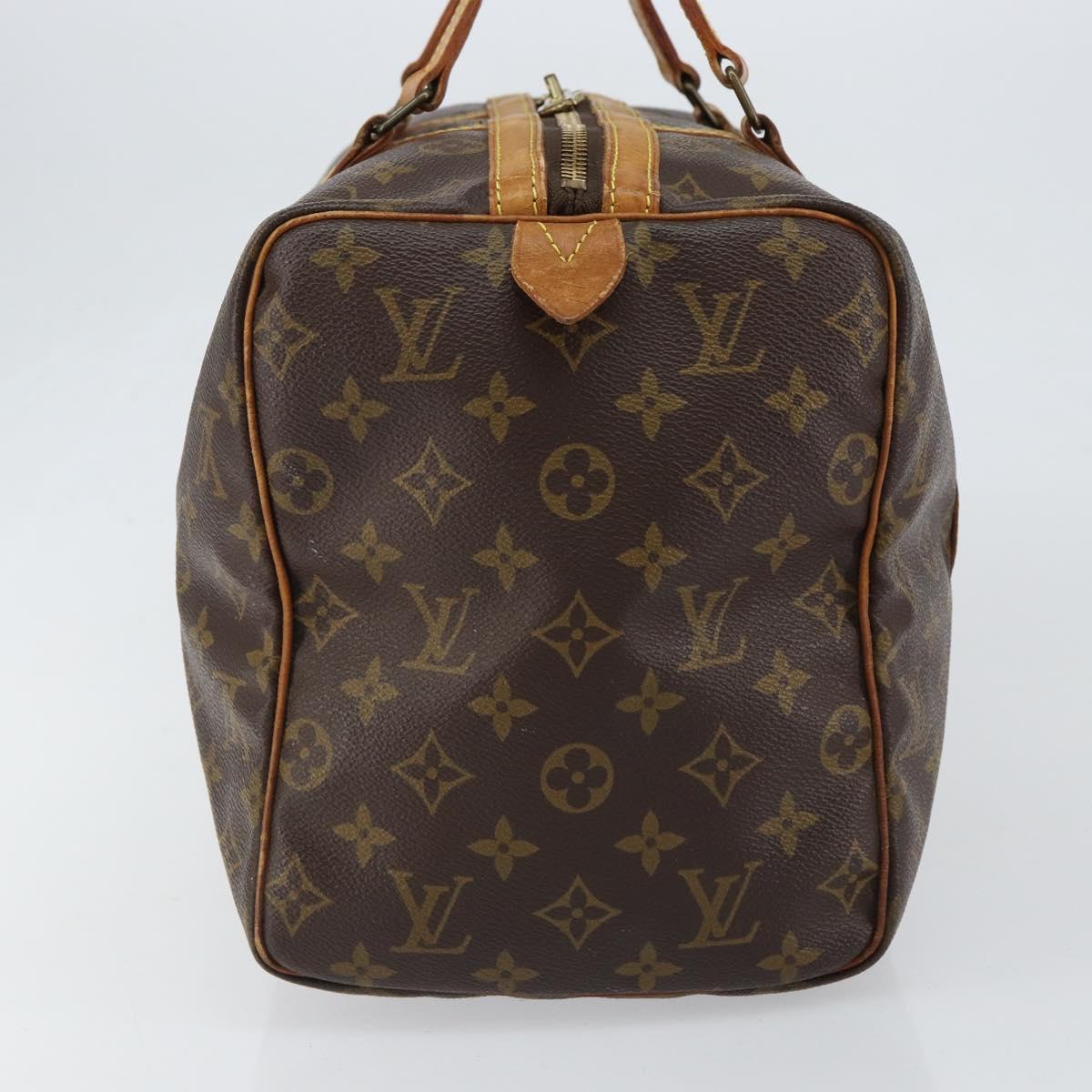 LOUIS VUITTON Monogram Sac Souple 35 Boston Bag M41626 LV Auth 152320
