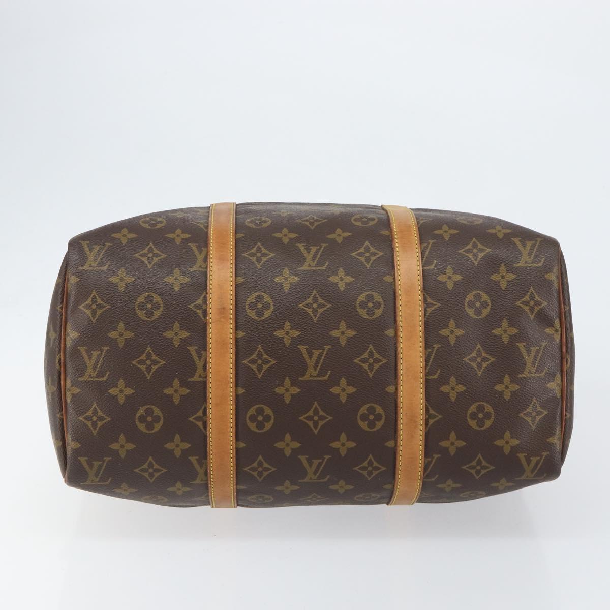 LOUIS VUITTON Monogram Sac Souple 35 Boston Bag M41626 LV Auth 152320