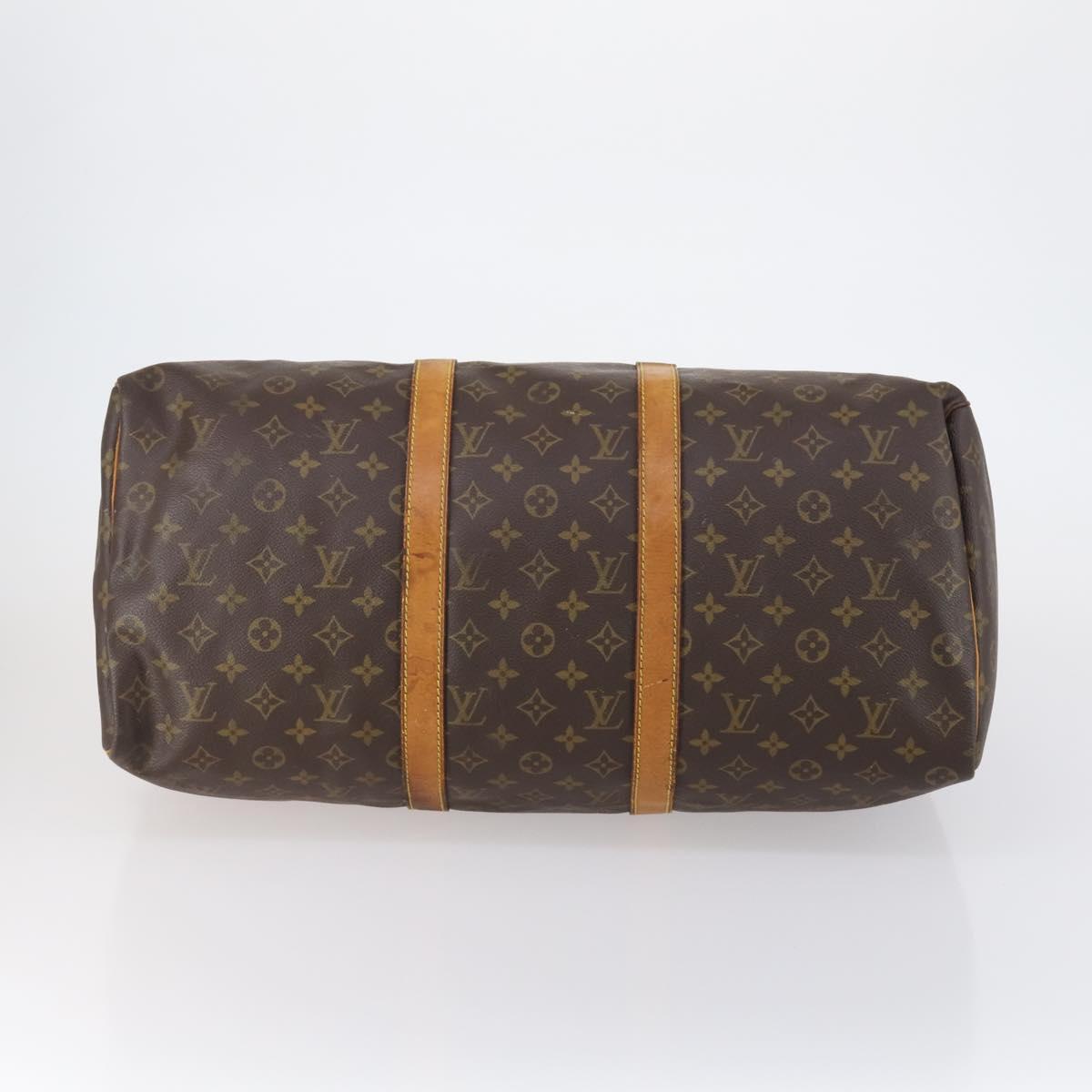 LOUIS VUITTON Monogram Keepall 50 Boston Bag M41426 LV Auth 152321