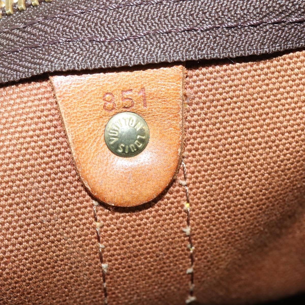 LOUIS VUITTON Monogram Keepall 50 Boston Bag M41426 LV Auth 152323